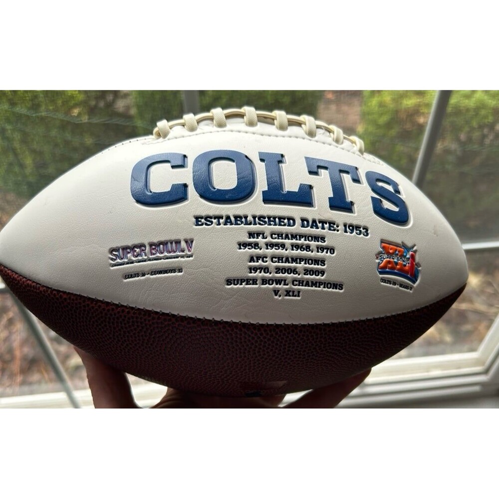NFL Indianapolis Colts Super Bowl Championship Football